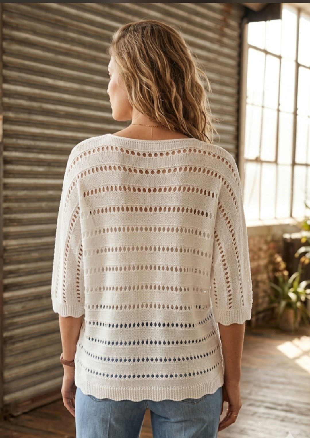 Jersey Calado Blanco