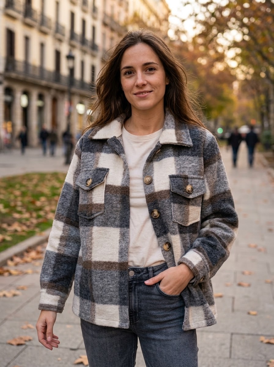 Sobrecamisa cuadros