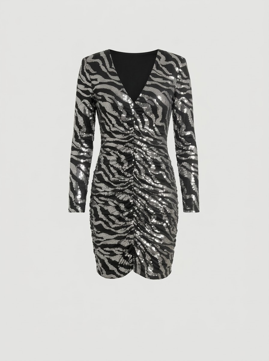 Vestido Zebra Noche